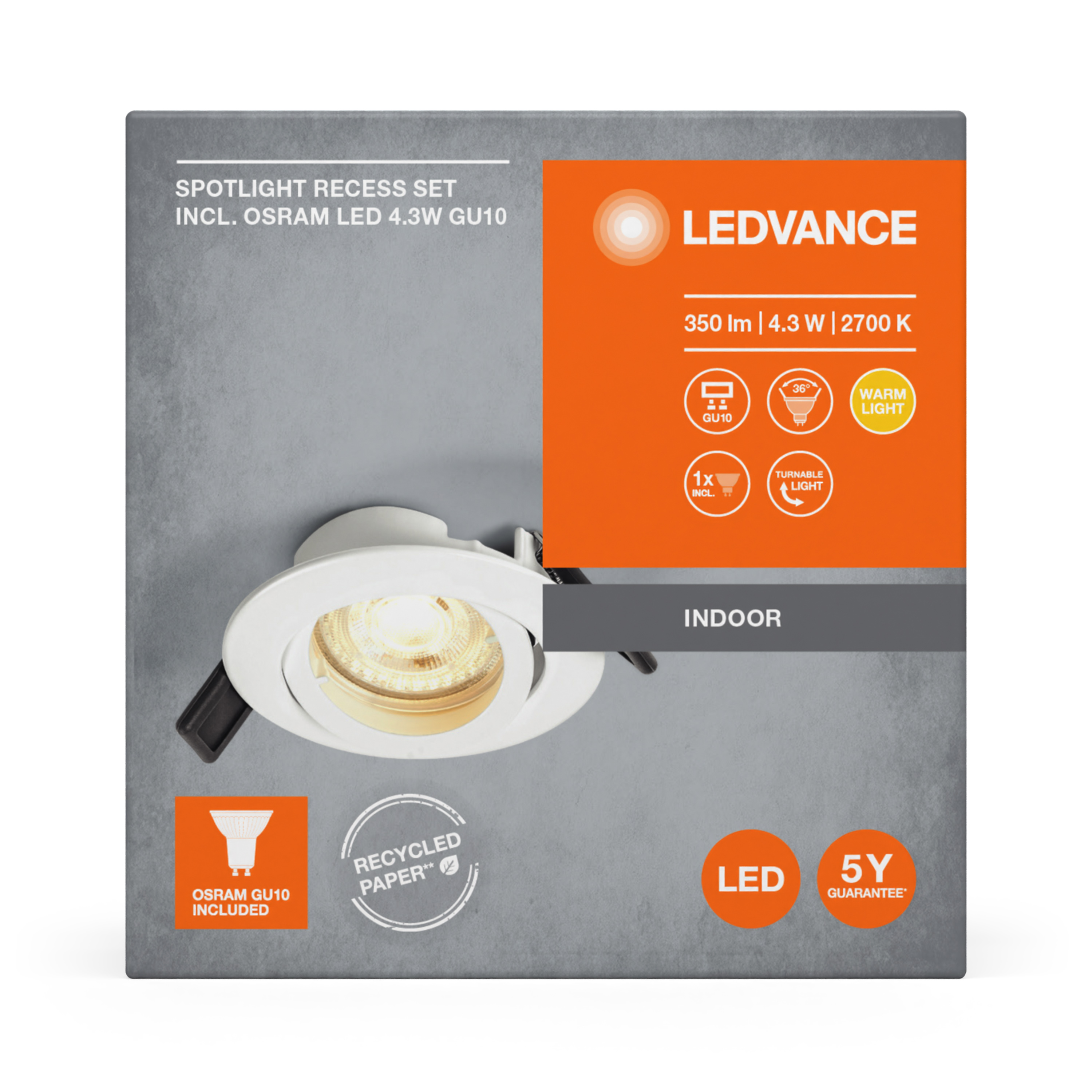 Gu10 ledvance hotsell